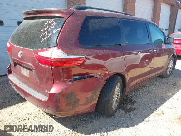2015 Toyota Sienna XLE with VIN 5TDYK3DC3FS666438, listed as a IAAI auction lot 42117980 with 121,084 mi miles and . Bid and sale history available at DreamBid. Image 4.