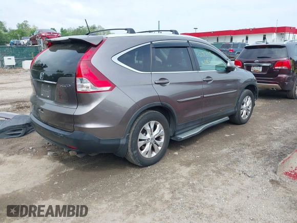 2012 Honda CR-V EX-L with VIN 5J6RM4H79CL021768, listed as a IAAI auction lot 42171357 with 123,103 mi miles and . Bid and sale history available at DreamBid. Image 4.