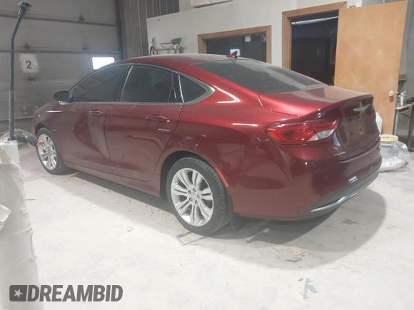 2015 Chrysler 200 Limited with VIN 1C3CCCAB8FN752289, listed as a IAAI auction lot 41959025 with 188,609 mi miles. Bid and sale history available at carsss.com. Image 3.