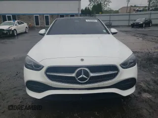 2025 Mercedes-Benz C 300 with VIN W1KAF4HB4SR240981, listed as a Copart auction lot 57949665 with 1,179 mi miles and Salvage title. Bid and sale history available at DreamBid. Image 5.