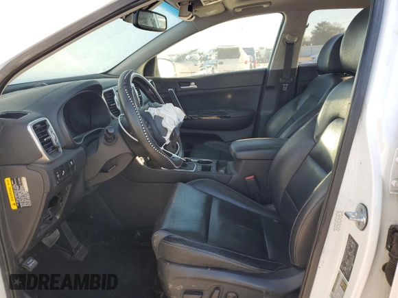 2019 Kia Sportage EX with VIN KNDPNCAC6K7533345, listed as a Copart auction lot 43153915 with 75,077 mi miles and Salvage Title. Bid and sale history available at carsss.com. Image 7.