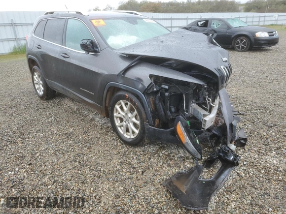 2014 Jeep Cherokee Latitude with VIN 1C4PJMCS7EW297014, listed as a Copart auction lot 48850285 with 0 mi miles and Salvage Title. Bid and sale history available at carsss.com. Image 4.