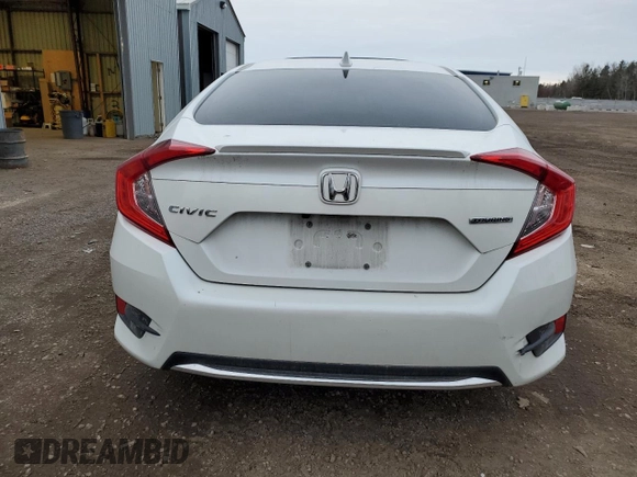 2020 Honda Civic Sedan Touring with VIN 2HGFC1F90LH105555, listed as a Copart auction lot 85862544 with 125,593 mi miles and Salvage Title. Bid and sale history available at carsss.com. Image 6.