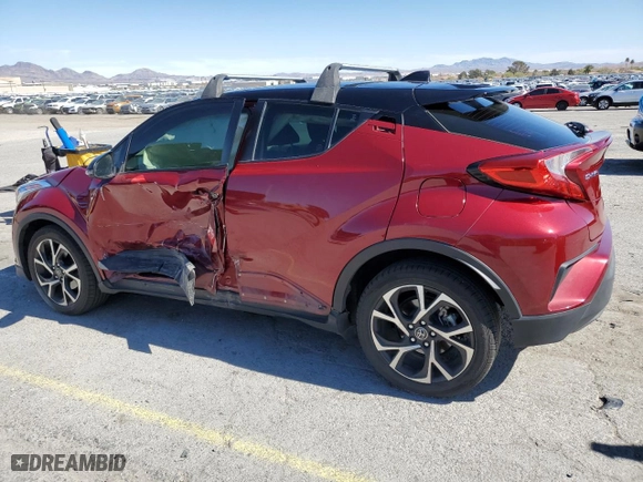 2019 Toyota C-HR XLE with VIN JTNKHMBX8K1052603, listed as a Copart auction lot 47688945 with 48,790 mi miles and Salvage Title. Bid and sale history available at carsss.com. Image 2.
