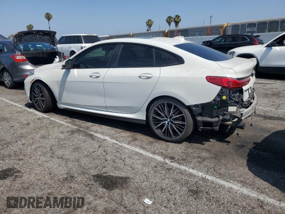 2021 BMW 2 Series 228i with VIN WBA53AK06M7H35952, listed as a Copart auction lot 63047585 with 15,701 mi miles and Salvage title. Bid and sale history available at DreamBid. Image 2.
