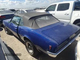 1968 Pontiac Firebird z VIN 223678U118793, wystawiony jako Copart lot #76205674 z przebiegiem 82 021 mil mil oraz Szkoda całkowita • Salvage title. Historia ofert i sprzedaży dostępna na DreamBid. Obrazek 2.