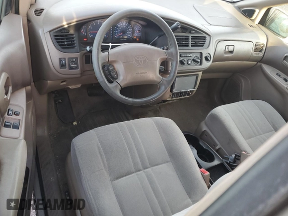 2002 Toyota Sienna LE with VIN 4T3ZF13C12U486009, listed as a Copart auction lot 87877695 with 250,778 mi miles and Salvage Title. Bid and sale history available at carsss.com. Image 8.