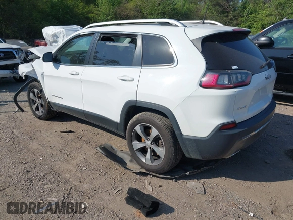 2019 Jeep Cherokee Limited with VIN 1C4PJMDX5KD305788, listed as a IAAI auction lot 42063222 with 113,194 mi miles and . Bid and sale history available at DreamBid. Image 3.