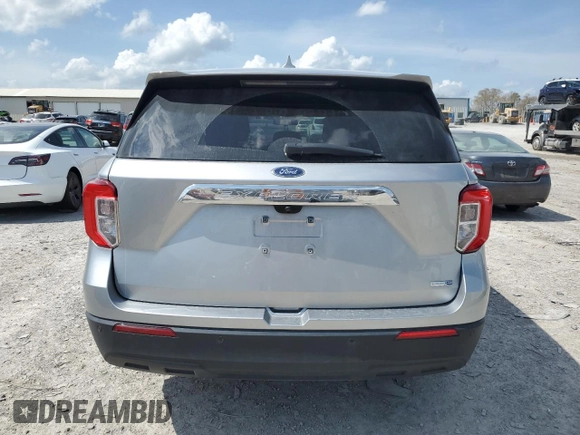 2020 Ford Explorer with VIN 1FMSK8BH1LGC83021, listed as a Copart auction lot 51716215 with 93,050 mi miles and Salvage title. Bid and sale history available at DreamBid. Image 6.