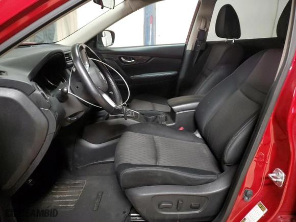 2017 Nissan Rogue SV with VIN JN8AT2MV9HW268085, listed as a Copart auction lot 88852195 with 102,529 mi miles and Salvage Title. Bid and sale history available at carsss.com. Image 7.