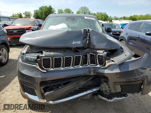 2023 Jeep Grand Cherokee Laredo с VIN 1C4RJKAG6P8828528, выставлен на аукционе Copart как лот 58305115 с пробегом 57 262 миль миль и Списание • Salvage title. История ставок и продаж доступна на DreamBid. Изображение 5.