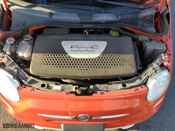 2015 FIAT 500e with VIN 3C3CFFGE8FT503243, listed as a Copart auction lot 80165404 with 69,114 mi miles and Clean Title. Bid and sale history available at carsss.com. Image 11.