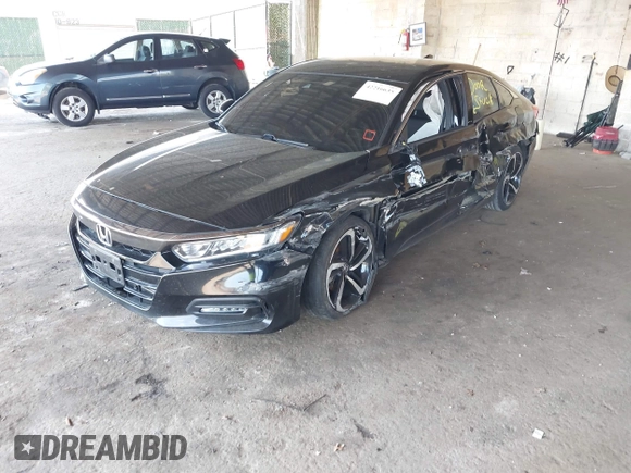 2019 Honda Accord Sport with VIN 1HGCV1F3XKA166546, listed as a IAAI auction lot 42216635 with 64,704 mi miles and . Bid and sale history available at DreamBid. Image 2.
