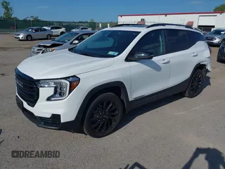 2024 GMC Terrain SLE with VIN 3GKALTEG3RL388266, listed as a IAAI auction lot 42582525 with 12,569 mi miles and . Bid and sale history available at DreamBid. Image 2.