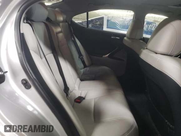 2013 Lexus IS 250 with VIN JTHCF5C25D5063740, listed as a Copart auction lot 52132195 with 150,178 mi miles and Salvage title. Bid and sale history available at DreamBid. Image 10.