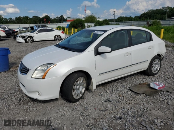 2012 Nissan Sentra S with VIN 3N1AB6AP4CL779913, listed as a Copart auction lot 59927105 with 120,450 mi miles and Salvage title. Bid and sale history available at DreamBid. Image 1.