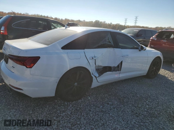 2019 Audi A6 Premium Plus with VIN WAUE8AF2XKN126995, listed as a Copart auction lot 82220964 with 101,200 mi miles and Salvage Title. Bid and sale history available at carsss.com. Image 3.