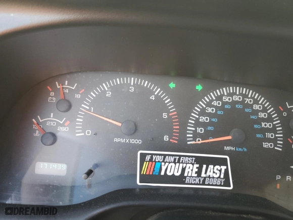 1999 Dodge Ram 1500 with VIN 3B7HC13Y4XG163290, listed as a Copart auction lot 77425154 with 171,439 mi miles and Salvage Title. Bid and sale history available at carsss.com. Image 9.