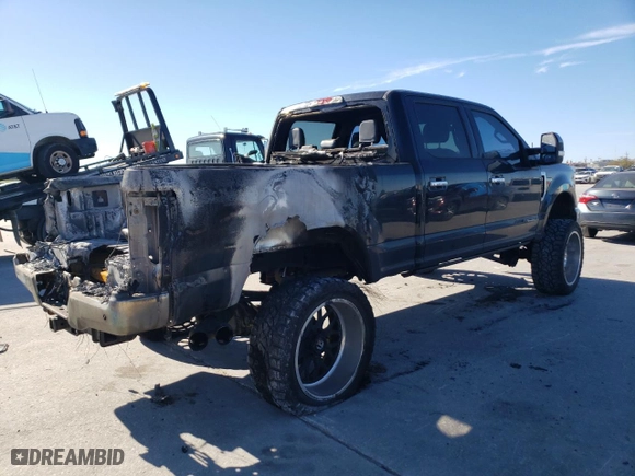 2017 Ford Super Duty F-250 SRW Lariat with VIN 1FT7W2BT4HEB88519, listed as a Copart auction lot 47769205 with 72,243 mi miles and Salvage Title. Bid and sale history available at carsss.com. Image 3.