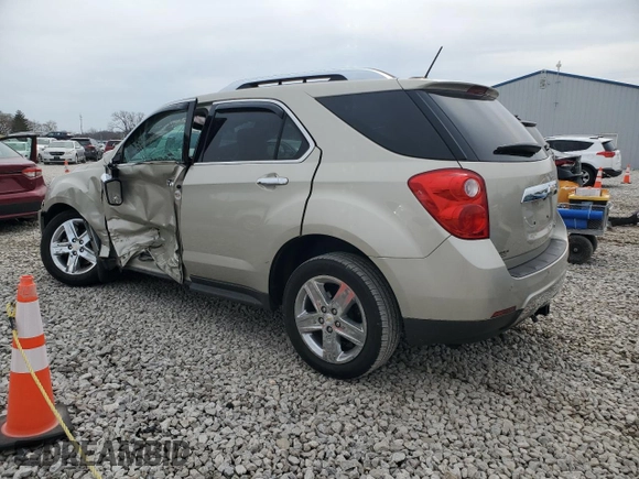 2015 Chevrolet Equinox LTZ with VIN 2GNALDEK1F6138909, listed as a Copart auction lot 49433425 with 158,600 mi miles and Salvage Title. Bid and sale history available at carsss.com. Image 2.