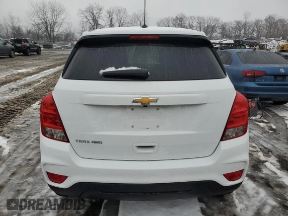 2022 Chevrolet Trax LS with VIN KL7CJNSM3NB544783, listed as a Copart auction lot 84624404 with 13,189 mi miles and Salvage Title. Bid and sale history available at carsss.com. Image 6.