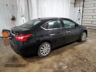 2019 Nissan Sentra SV with VIN 3N1AB7APXKY243085, listed as a Copart auction lot 46116655 with 75,586 mi miles and Salvage Title. Bid and sale history available at DreamBid. Image 3.