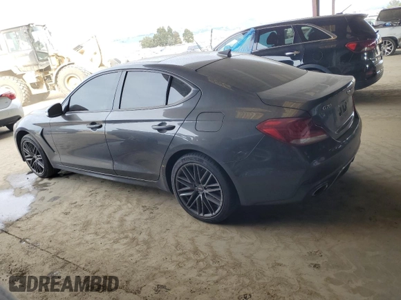 2019 Genesis G70 Advanced with VIN KMTG74LE3KU025030, listed as a Copart auction lot 46325035 with 26,942 mi miles and Clean Title. Bid and sale history available at DreamBid. Image 2.