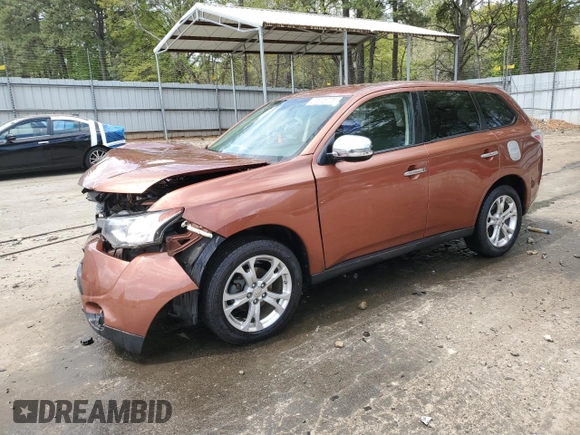 2014 Mitsubishi Outlander SE z VIN JA4AD3A35EZ018395, wystawiony jako Copart lot #51645775 z przebiegiem 159 641 mil mil oraz Szkoda całkowita • Salvage title. Historia ofert i sprzedaży dostępna na DreamBid. Obrazek 1.