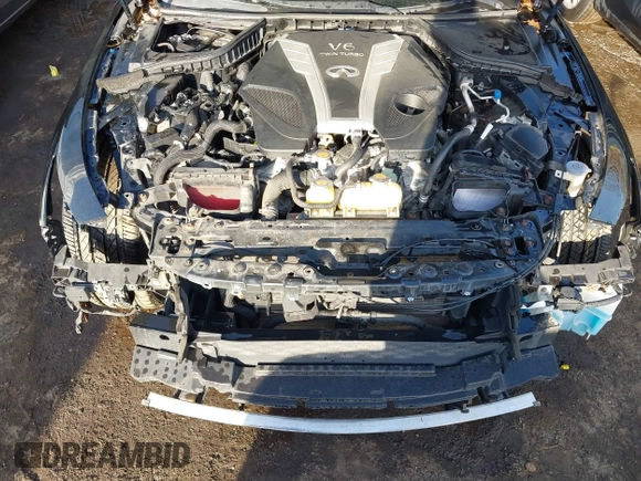 2018 Infiniti Q50 3.0t SPORT with VIN JN1EV7AR4JM432732, listed as a IAAI auction lot 41405057 with 132,046 mi miles. Bid and sale history available at carsss.com. Image 10.