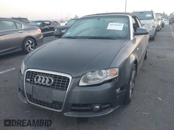 2009 Audi A4 2.0T with VIN WAUDF48H69K010872, listed as a IAAI auction lot 41375112 with 98,710 mi miles. Bid and sale history available at carsss.com. Image 2.