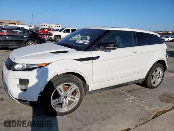 2013 Land Rover Range Rover Evoque Dynamic Premium with VIN SALVT1BG5DH715966, listed as a Copart auction lot 49995295 with 0 mi miles and Clean Title. Bid and sale history available at carsss.com. Image 1.