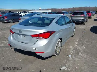 2016 Hyundai Elantra SE with VIN KMHDH4AE0GU480888, listed as a IAAI auction lot 41923645 with 120,830 mi miles. Bid and sale history available at carsss.com. Image 4.