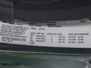 2006 Hummer H3 with VIN 5GTDN136368101786, listed as a IAAI auction lot 41538434 with 251,791 mi miles. Bid and sale history available at carsss.com. Image 9.