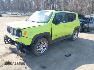 2017 Jeep Renegade Altitude with VIN ZACCJBBB1HPF11677, listed as a IAAI auction lot 41711727 with 58,527 mi miles and . Bid and sale history available at DreamBid. Image 17.