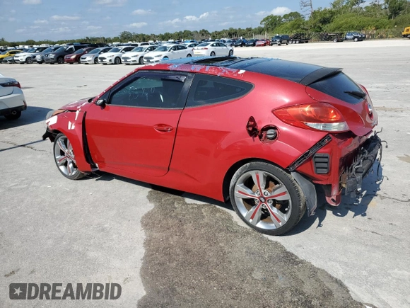 2012 Hyundai Veloster w/Black Int с VIN KMHTC6AD2CU033213, выставлен на аукционе Copart как лот 52168112 с пробегом 85 929 миль миль и На запчасти • Non repairable. История ставок и продаж доступна на DreamBid. Изображение 2.