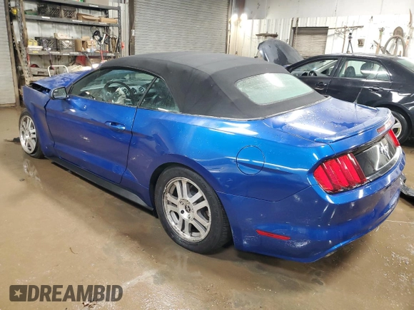 2017 Ford Mustang V6 with VIN 1FATP8EM2H5228637, listed as a Copart auction lot 43769155 with 29,259 mi miles and Salvage Title. Bid and sale history available at carsss.com. Image 2.