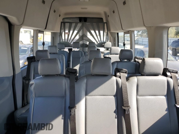 2019 Ford Transit Passenger XL with VIN 1FBVU4XMXKKA49423, listed as a Copart auction lot 52590185 with 183,289 mi miles and Clean Title. Bid and sale history available at DreamBid. Image 10.
