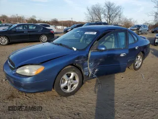 2002 Ford Taurus SES Standard with VIN 1FAHP55SX2A113222, listed as a Copart auction lot 47501135 with 79,793 mi miles and Salvage Title. Bid and sale history available at carsss.com. Image 1.