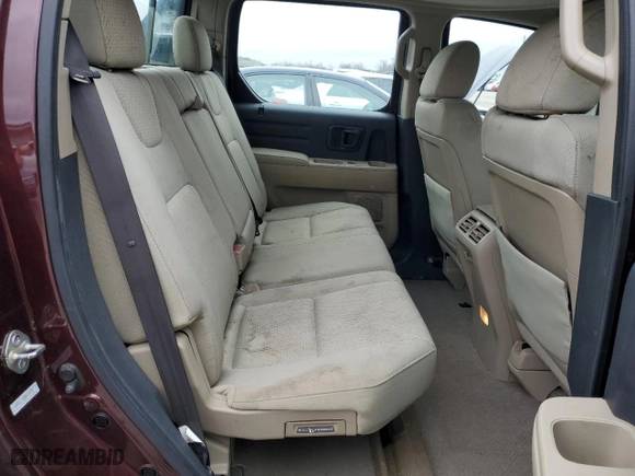 2011 Honda Ridgeline RT with VIN 5FPYK1F22BB004932, listed as a Copart auction lot 80733864 with 232,182 mi miles and Salvage Title. Bid and sale history available at carsss.com. Image 10.
