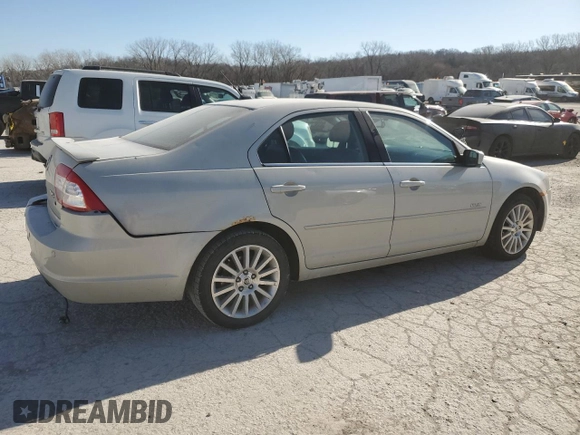 2008 Mercury Milan Premier with VIN 3MEHM021X8R617347, listed as a Copart auction lot 84657334 with 208,256 mi miles and Salvage Title. Bid and sale history available at carsss.com. Image 3.