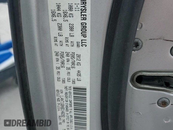2011 Jeep Patriot Sport with VIN 1J4NT1GBXBD146292, listed as a Copart auction lot 56982555 with 241,524 mi miles and Salvage title. Bid and sale history available at DreamBid. Image 12.