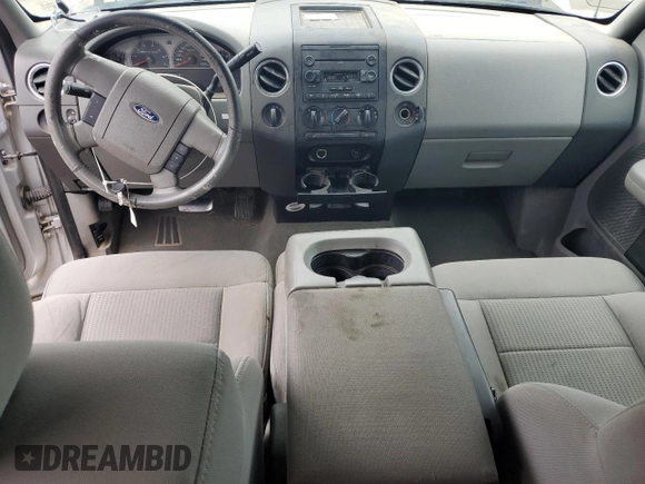 2007 Ford F-150 XLT with VIN 1FTPX14V57FA78156, listed as a Copart auction lot 63032605 with 243,814 mi miles and Salvage title. Bid and sale history available at DreamBid. Image 8.