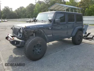 2017 Jeep Wrangler Unlimited Rubicon Recon z VIN 1C4HJWFG8HL646923, wystawiony jako Copart lot #57409125 z przebiegiem 79 835 mil mil oraz Szkoda całkowita • Salvage title. Historia ofert i sprzedaży dostępna na DreamBid. Obrazek 1.