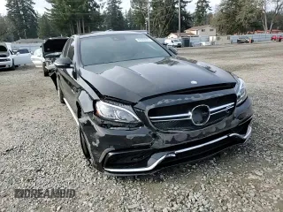 2016 Mercedes-Benz C 63 S AMG with VIN 55SWF8HB4GU109133, listed as a Copart auction lot 43380055 with 70,940 mi miles and Salvage title. Bid and sale history available at DreamBid. Image 11.