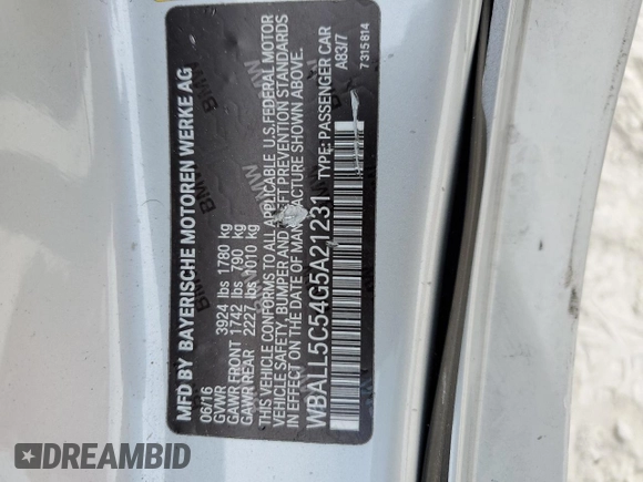 2016 BMW Z4 sDrive28i with VIN WBALL5C54G5A21231, listed as a Copart auction lot 89387225 with 30,765 mi miles and Salvage Title. Bid and sale history available at carsss.com. Image 12.