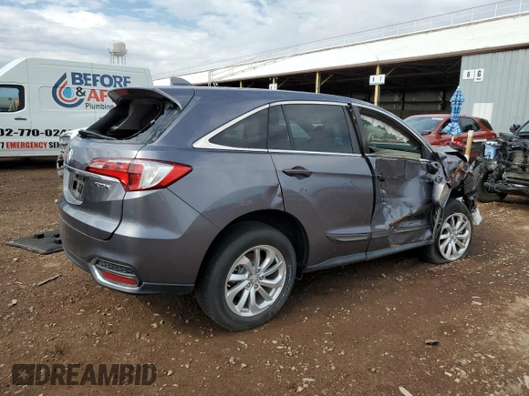 2018 Acura RDX with VIN 5J8TB3H32JL011462, listed as a Copart auction lot 52052483 with Not Provided miles and Salvage Title. Bid and sale history available at carsss.com. Image 3.