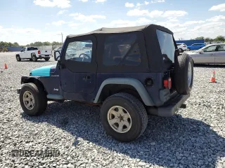 1997 Jeep Wrangler SE with VIN 1J4FY29P2VP446786, listed as a Copart auction lot 52295305 with 0 mi miles and Salvage Title. Bid and sale history available at carsss.com. Image 2.