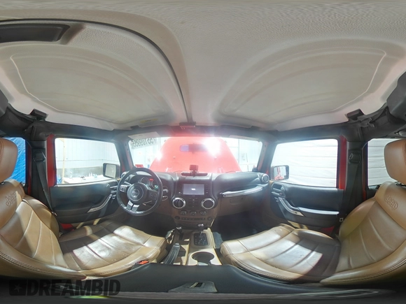 2012 Jeep Wrangler Unlimited Altitude with VIN 1C4HJWEG6CL142042, listed as a Copart auction lot 55109955 with 95,461 mi miles and Salvage title. Bid and sale history available at DreamBid. Image 14.