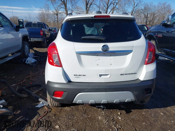 2016 Buick Encore with VIN KL4CJASB8GB585773, listed as a IAAI auction lot 41688538 with 102,520 mi miles and . Bid and sale history available at DreamBid. Image 17.