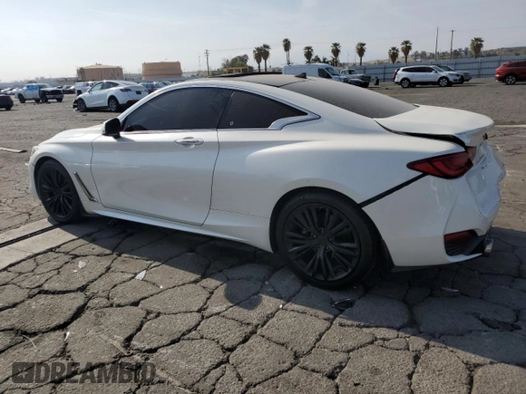 2017 Infiniti Q60 Premium with VIN JN1EV7EKXHM361205, listed as a Copart auction lot 54614045 with 72,887 mi miles and Salvage title. Bid and sale history available at DreamBid. Image 2.